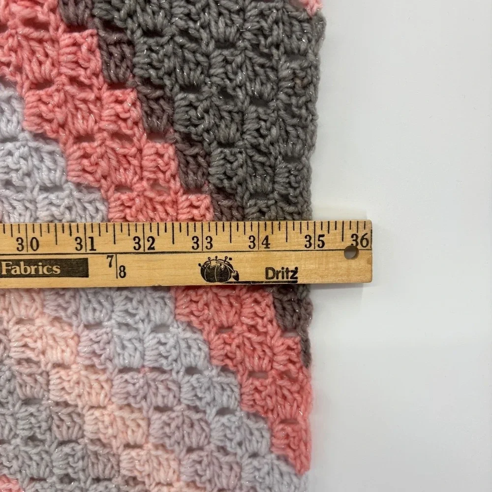 Handmade Crochet Blanket Afghan 60